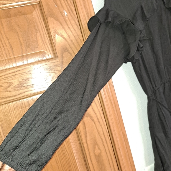 NWT Stilla Prairie Gothic Core Mini Flare Dress - Picture 4 of 7